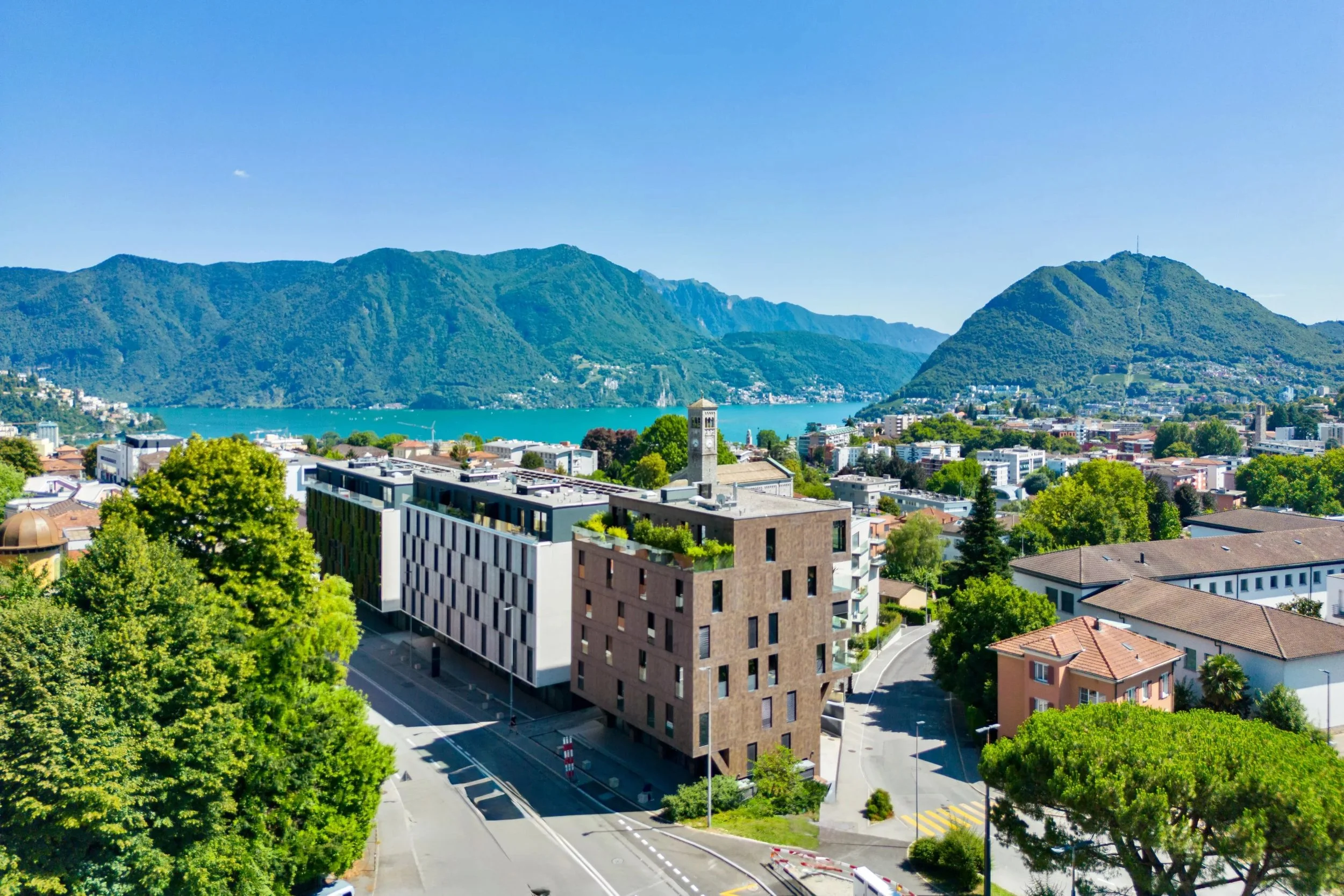 Zeitgemässes Wohnen in Massagno, auch als Zweitwohnsitz - Stilvolle 3.5-Zimmer-Wohnung mit Terrasse &amp; modernem Design