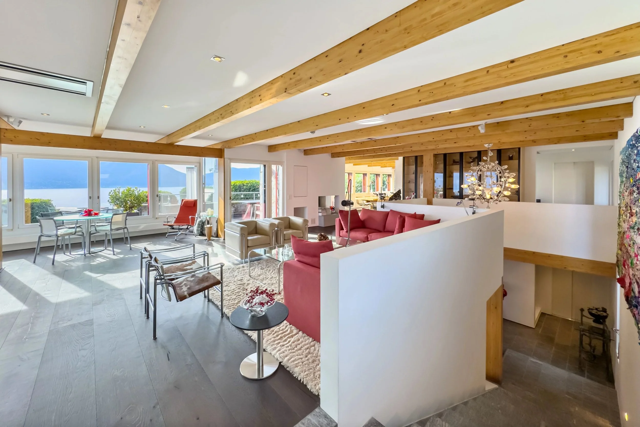 Designer Villa über dem Lago Maggiore - Die Essenz des modernen Wohnens in einer exklusiven privaten Oase mit atemberaubendem Ausblick &amp; Pool in Ascona