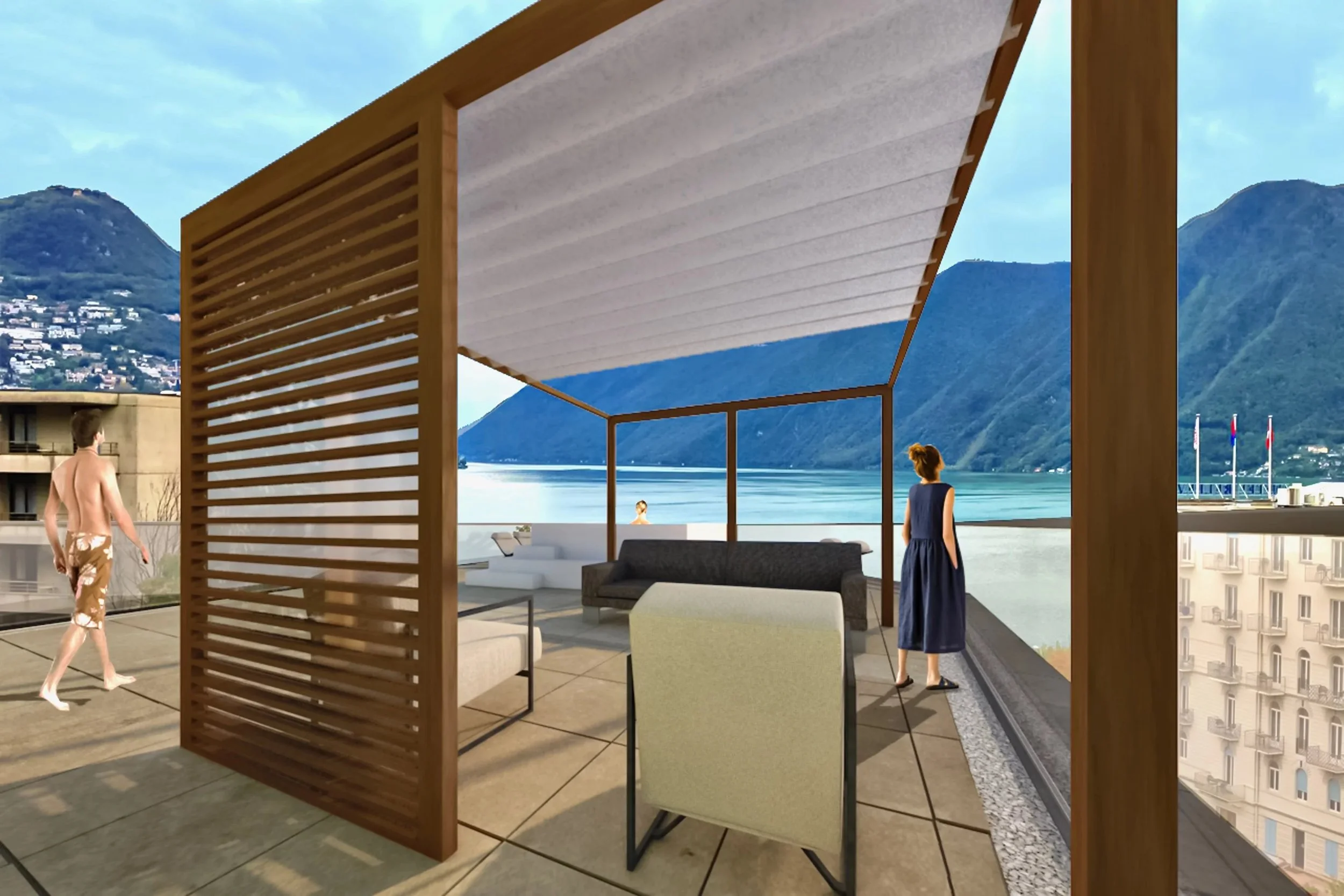 Modern, creative &amp; wellness - Two exclusive apartments in the city of Lugano &amp; in close proximity to Lake Lugano