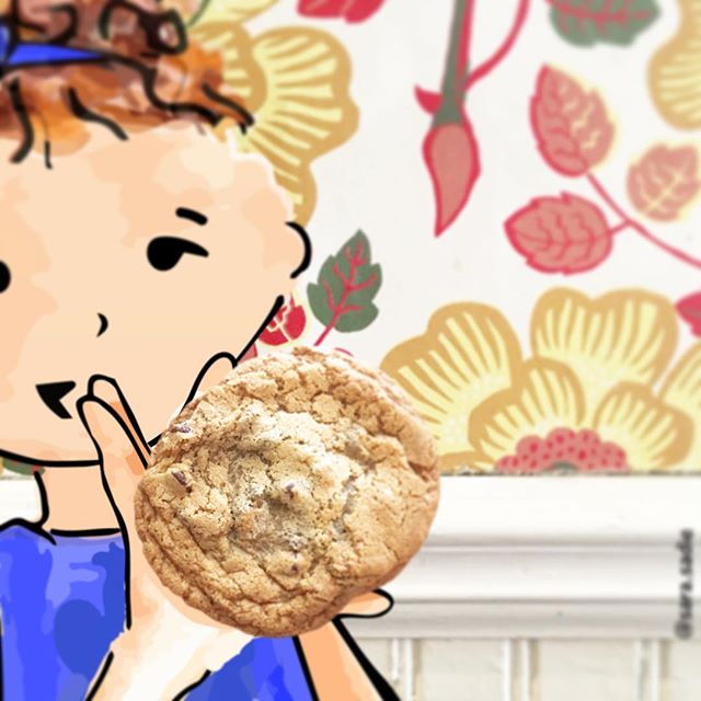 Here and there and all across the nation, choco-chip cookies are experiencing mass appreciation 🍪 #nationalchocolatechipcookieday