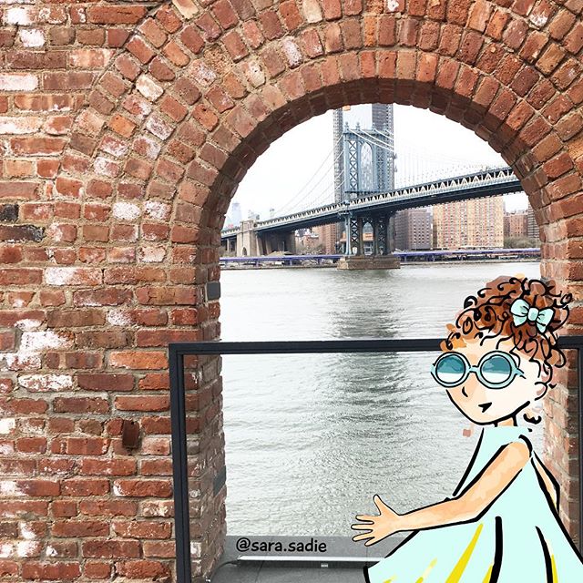 Happy long weekend! What are you planning to do? We&rsquo;re over in DUMBO taking in the view. 😎