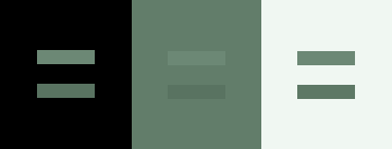 Undertones are affected by contrast and colour.