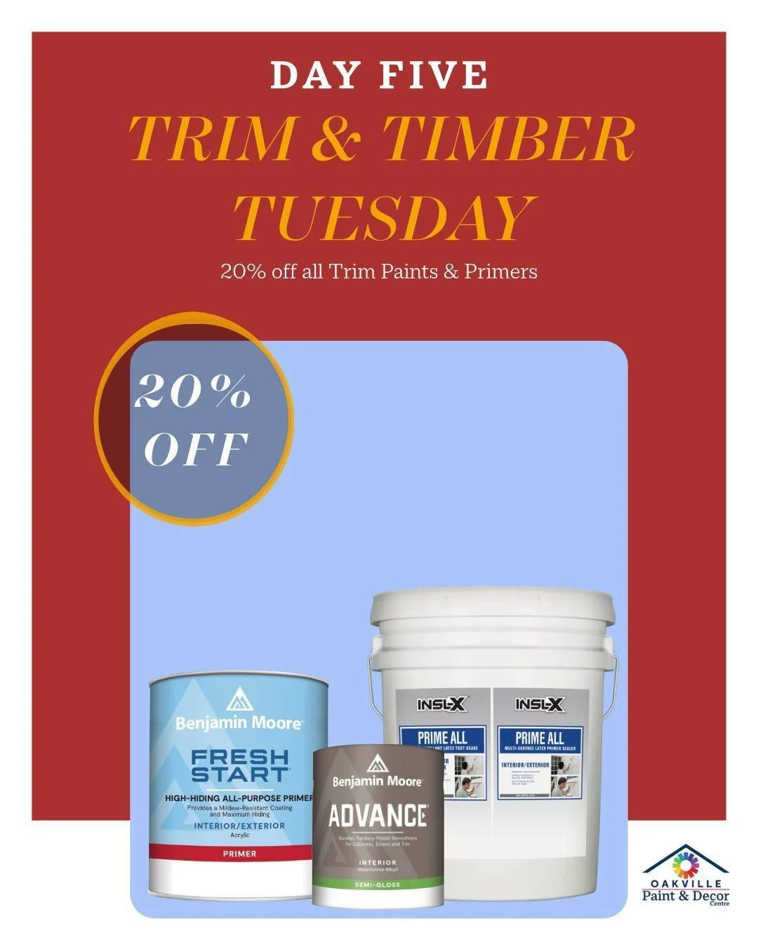 Tired of looking at the wear and tear your doors and baseboards have developed over the years? Today is the day to take advantage of 20% off all Trim Paints &amp; Primers. Give those doors and trims a refresh before showing off your home for the holi