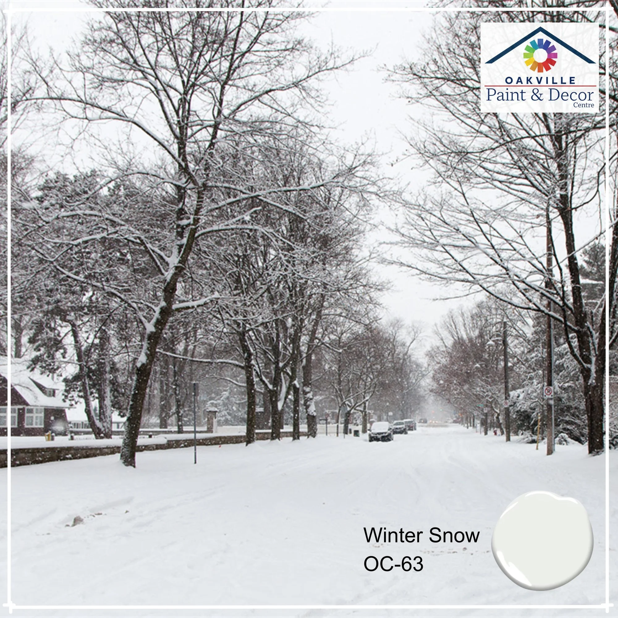 Keep warm during the cold weather by transforming your space into an extra cozy one! Stop by, call us or order on our website www.oakvillepaint.ca to make sure you have everything you need &mdash; paint, supplies, and any last-minute essentials.

We 