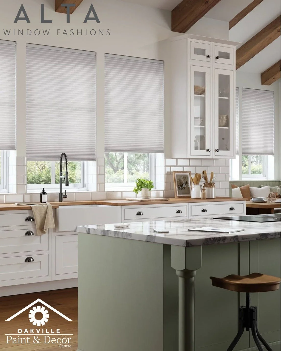 Wake up to beautifully filtered light, with honeycomb shades. @altawindowfashions  high-performance fabrics allow rich colours to remain vibrant even as they filter sunlight. With a vast collection of colours and opacities to choose from, you control