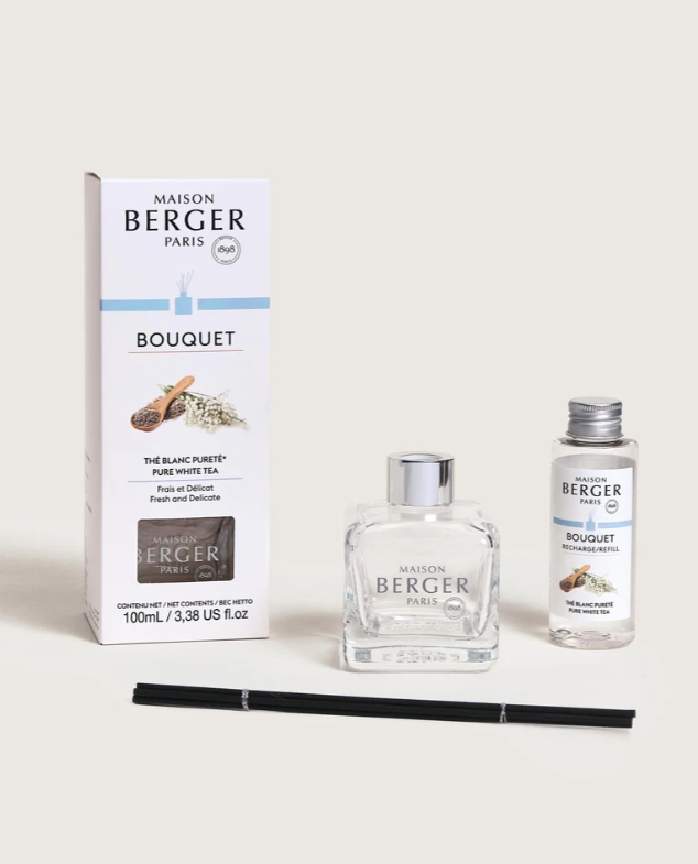 Ice Cube Reed Diffuser Set — Pure White Tea