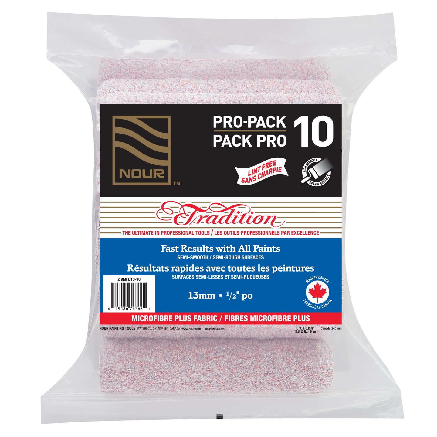 Nour Tradition Microfibre Roller 10 Pack