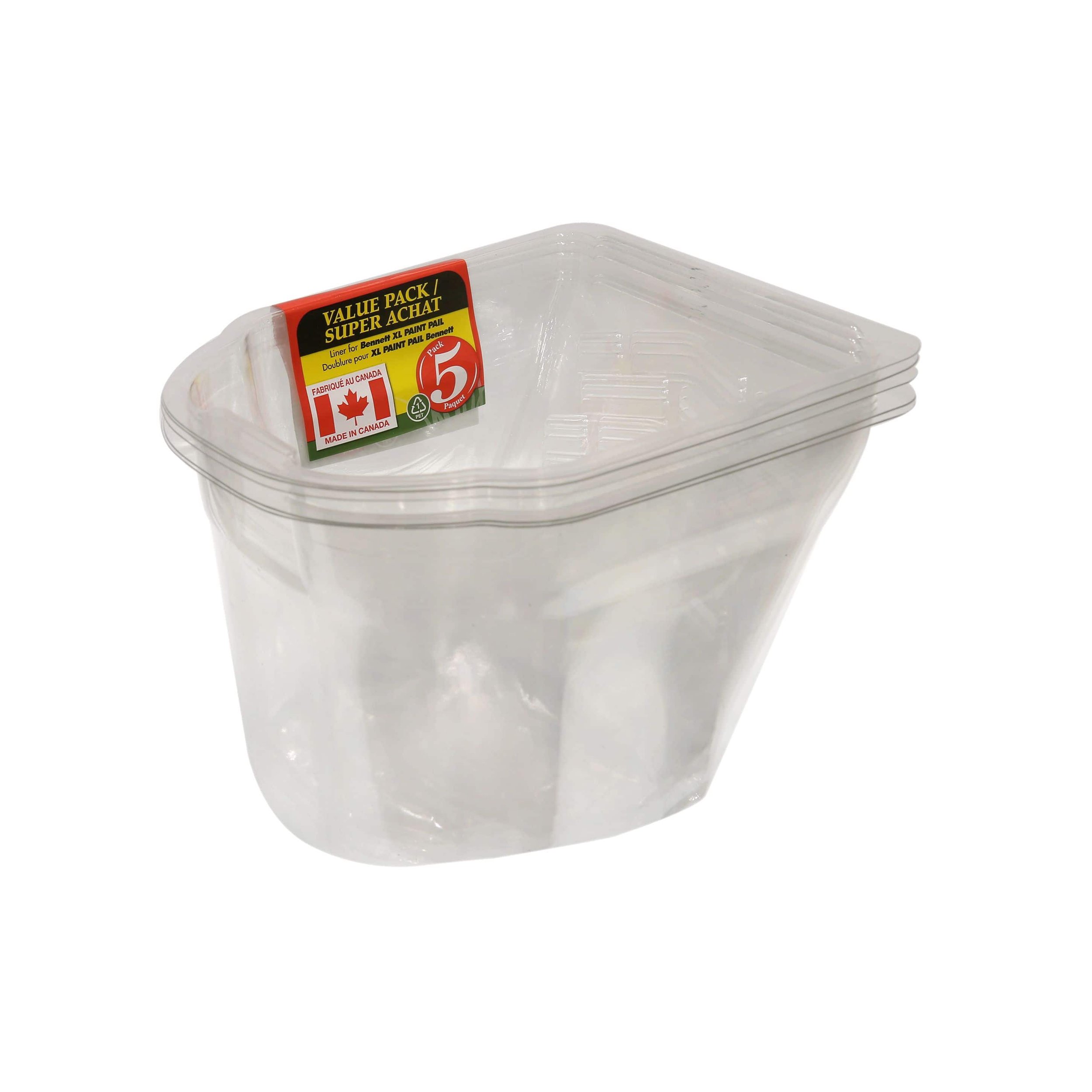 Bennet XL Paint Pail Liners - 5PK