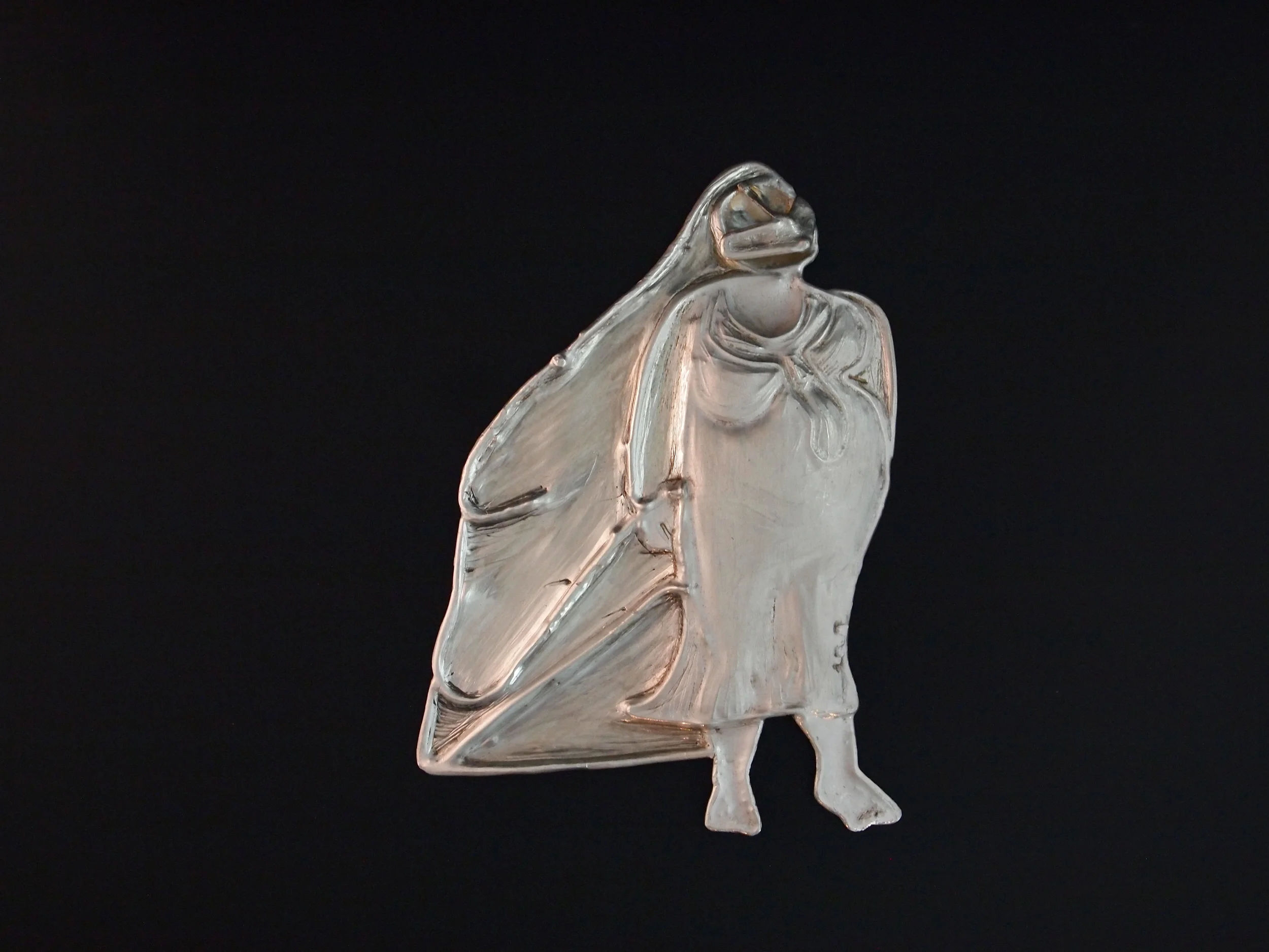  Brooch: Fine Silver, Steel 