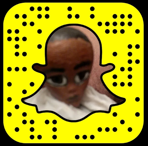 Look a "Snapcode!" But only my brother will immediately recognize "who" is featured in the image.