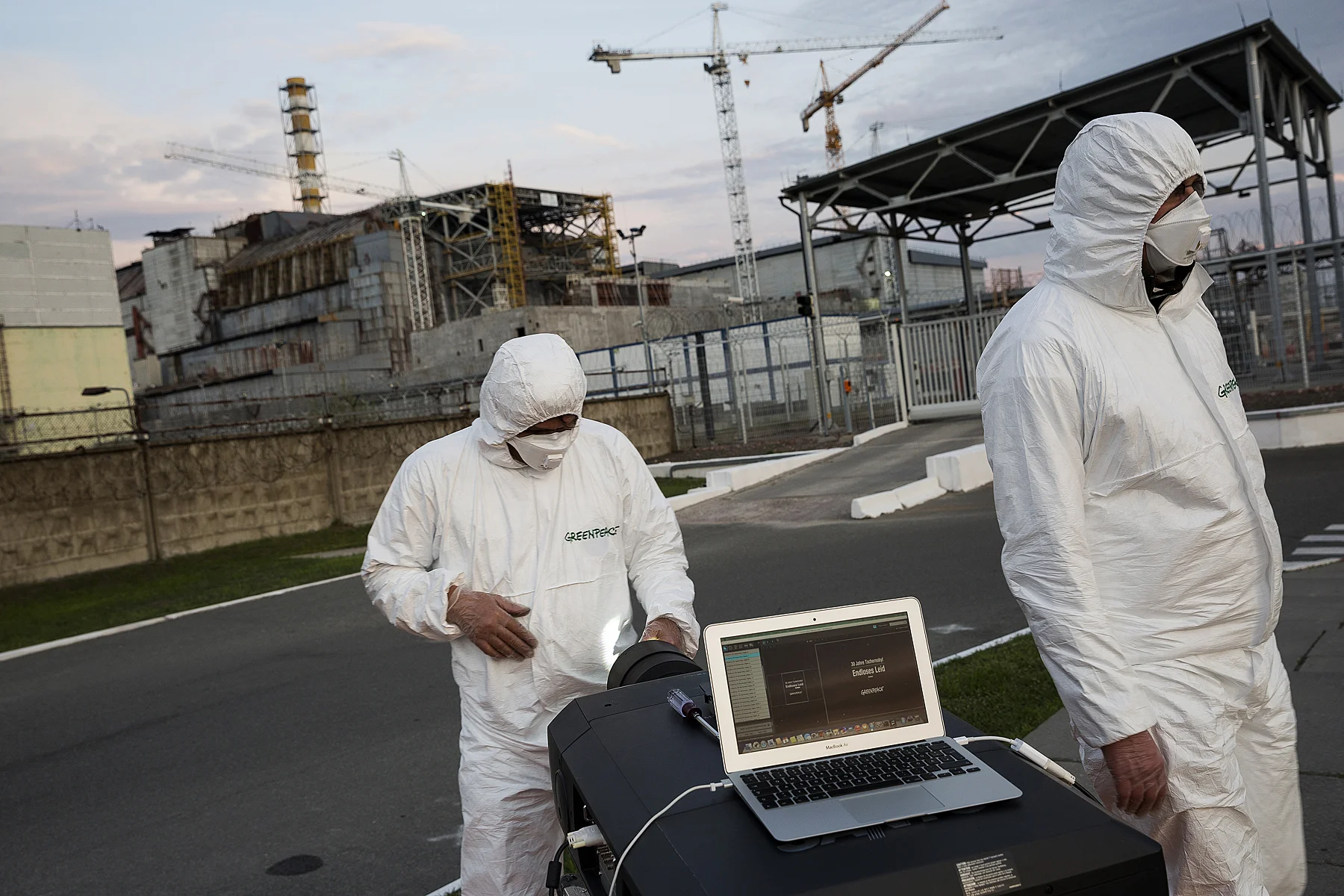Projektion am 30. Jahrestag der Katastrophe von Tschernobyl