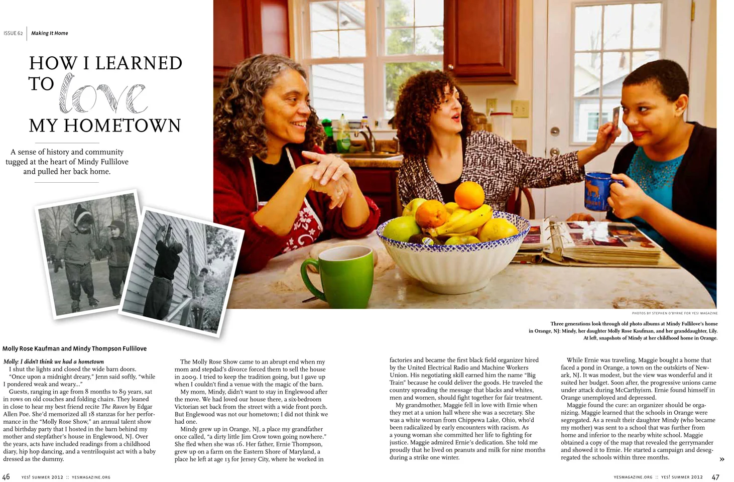Summer 2012 Print Issue Yes! Magazine