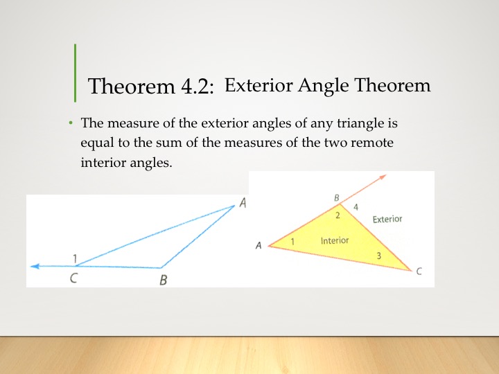 Section 4 2 Angle Measure Of Triangles Cont D Ghv High