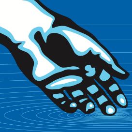 HAND IN WATER FLYER