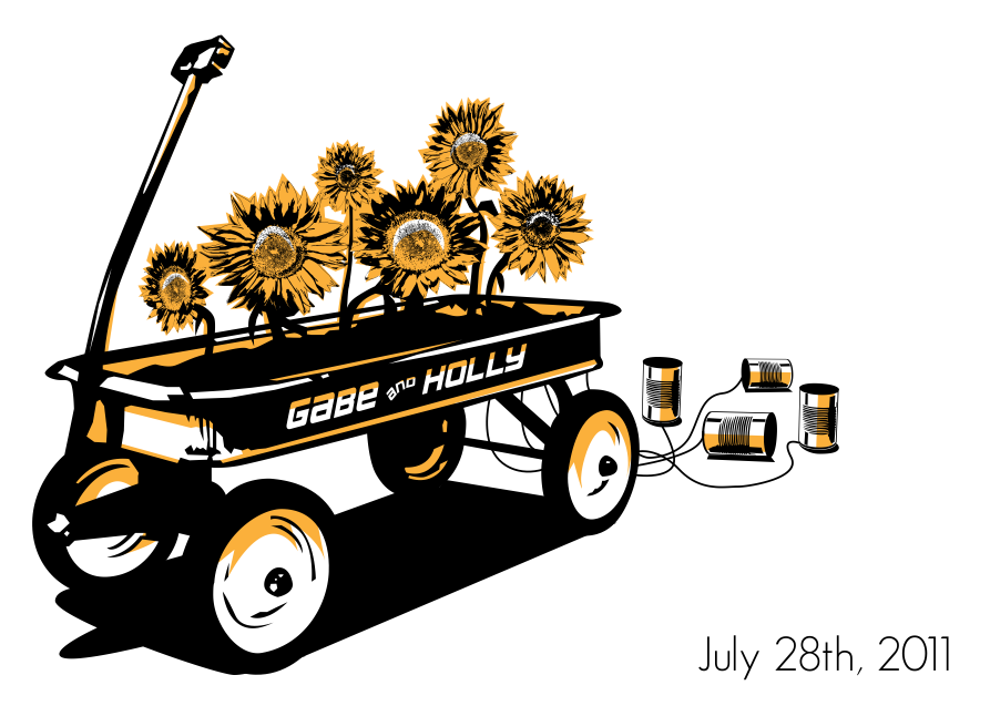 Gabe and Holly Wedding invite