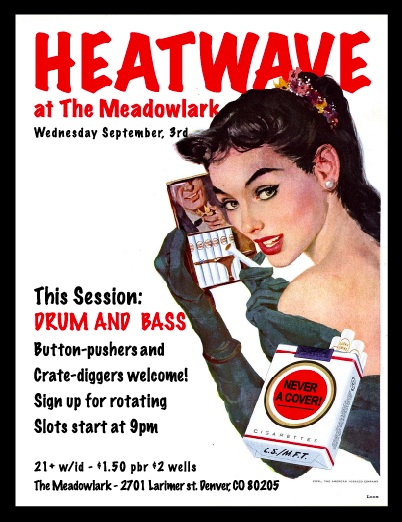 Heatwave flyer Lucky Strike