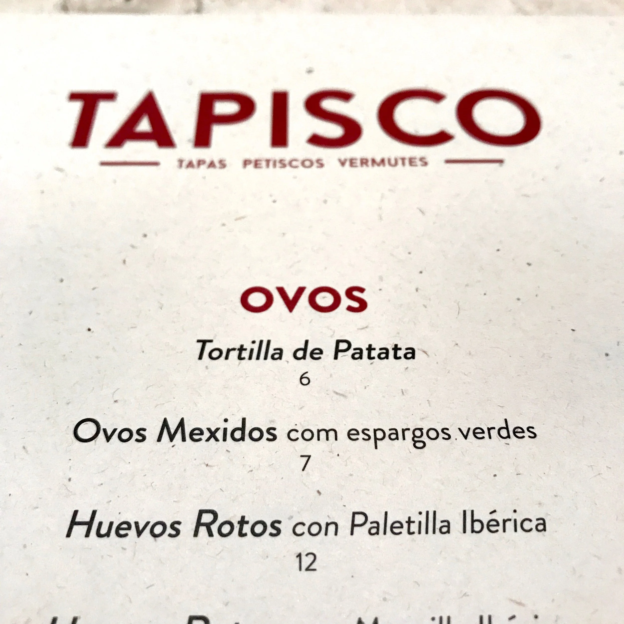 Tapisco: “Socarrat”