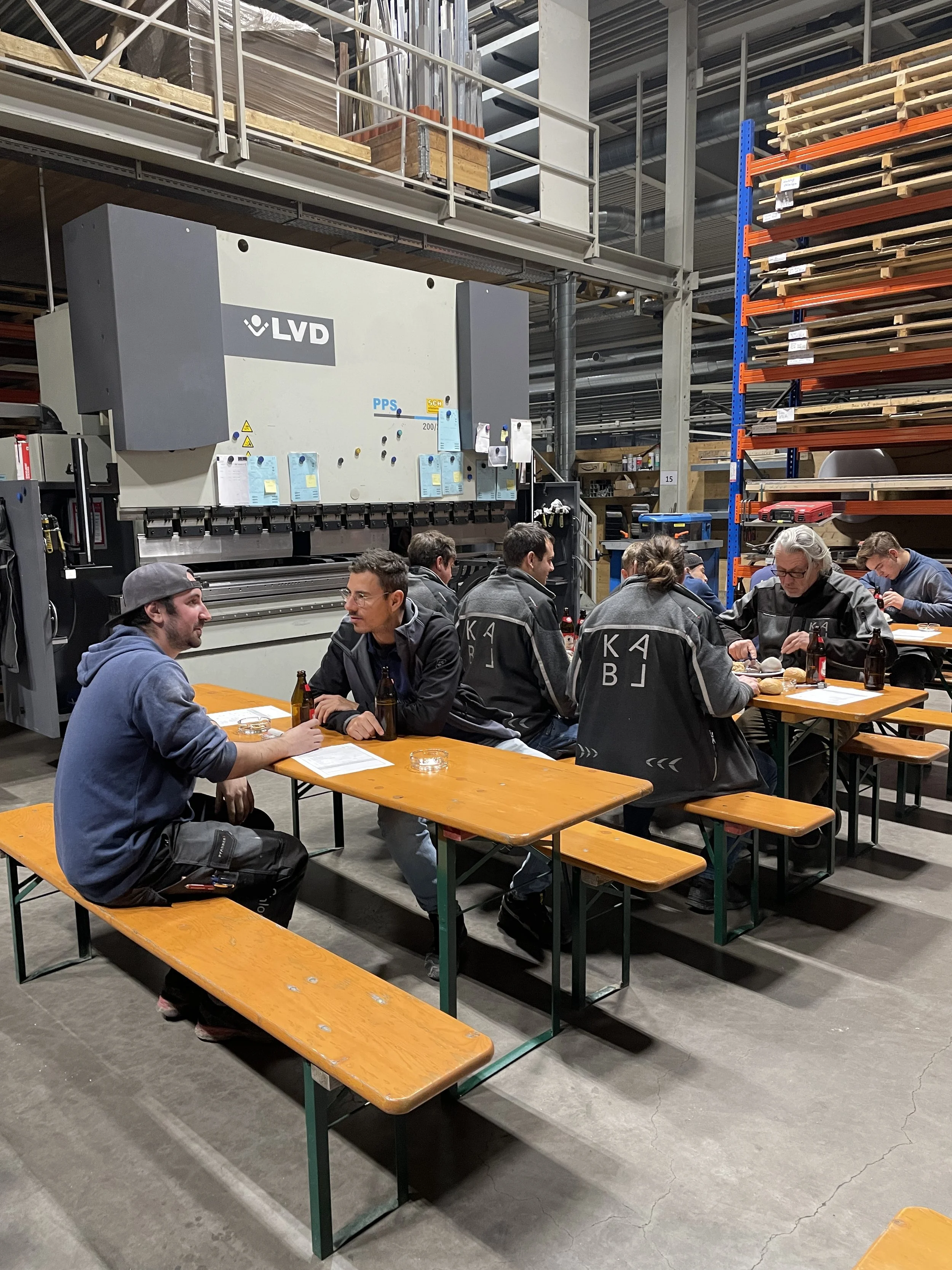 November 2022: Teambesprechung mit anschließender Schlachtpartie