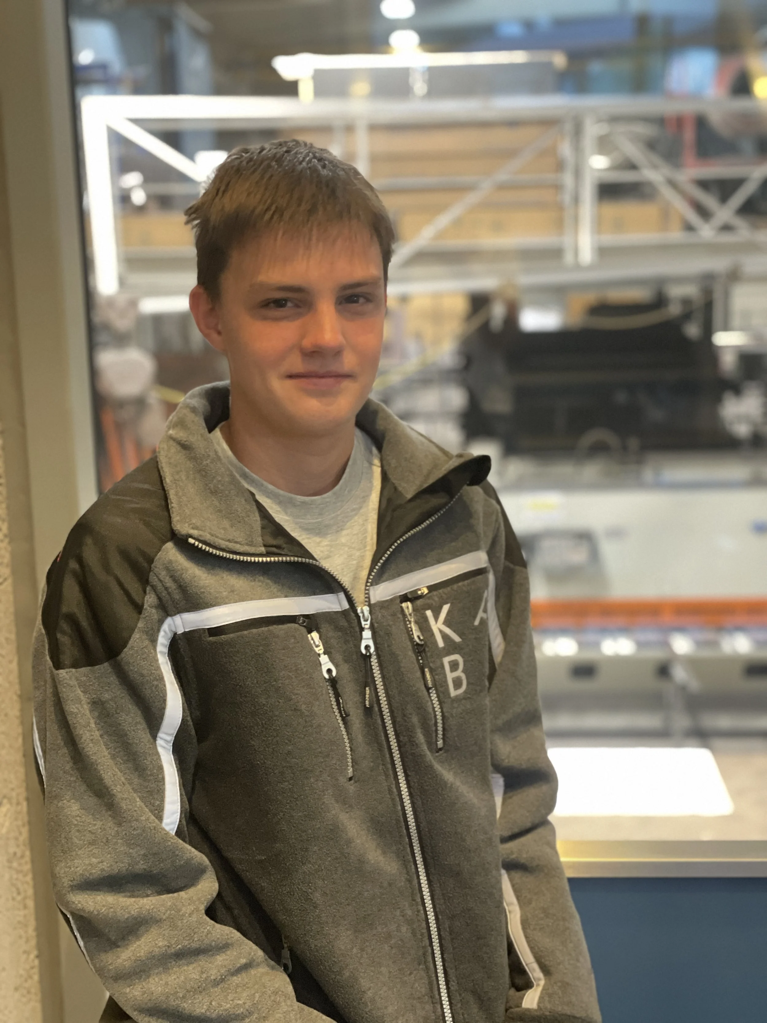 September 2023: Nico startet seine Lehre bei uns