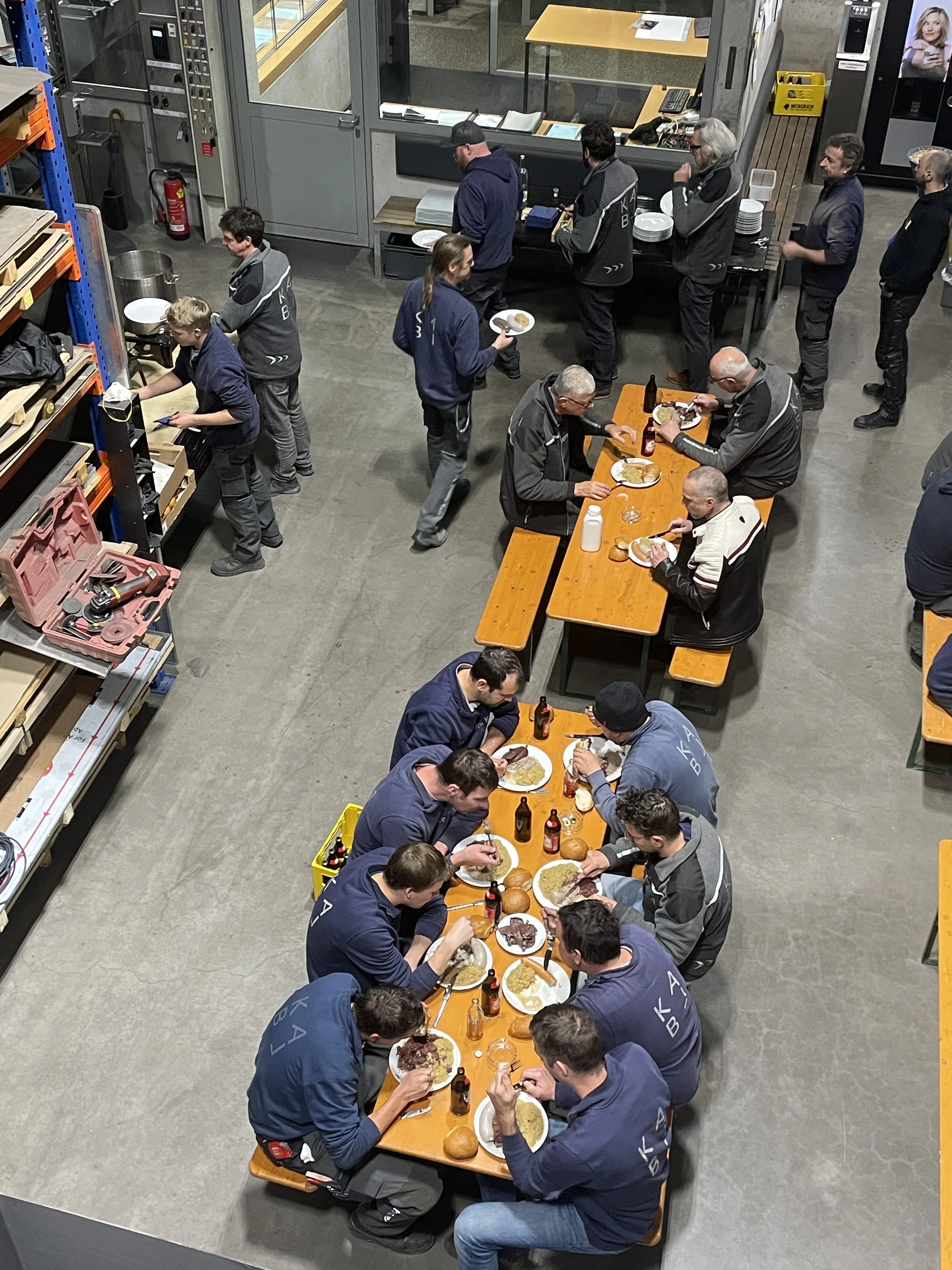 November 2024: Teambesprechung und Schlachtpartie