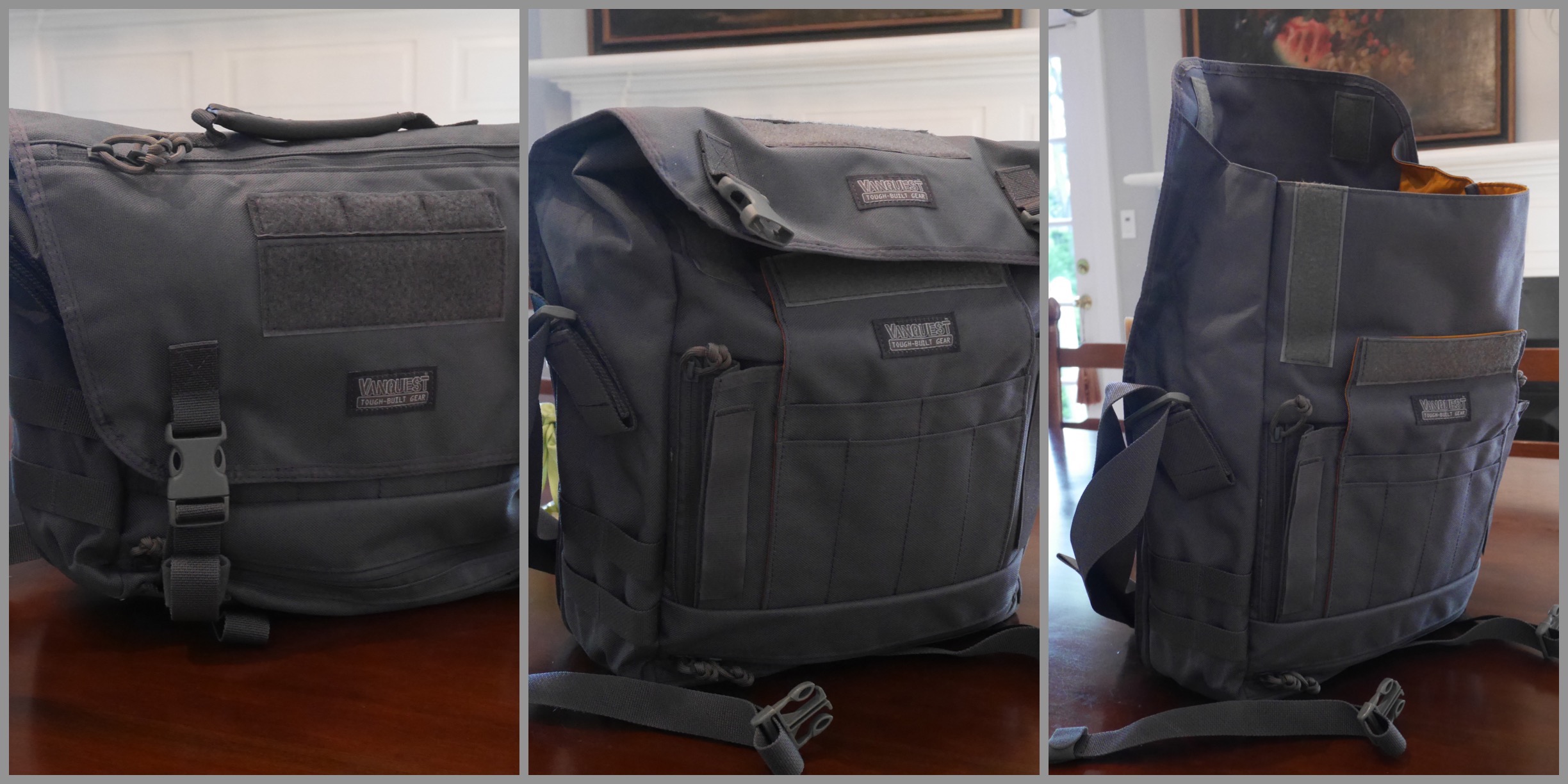 The "Short," "Medium," and "Tall" configurations of this bag.