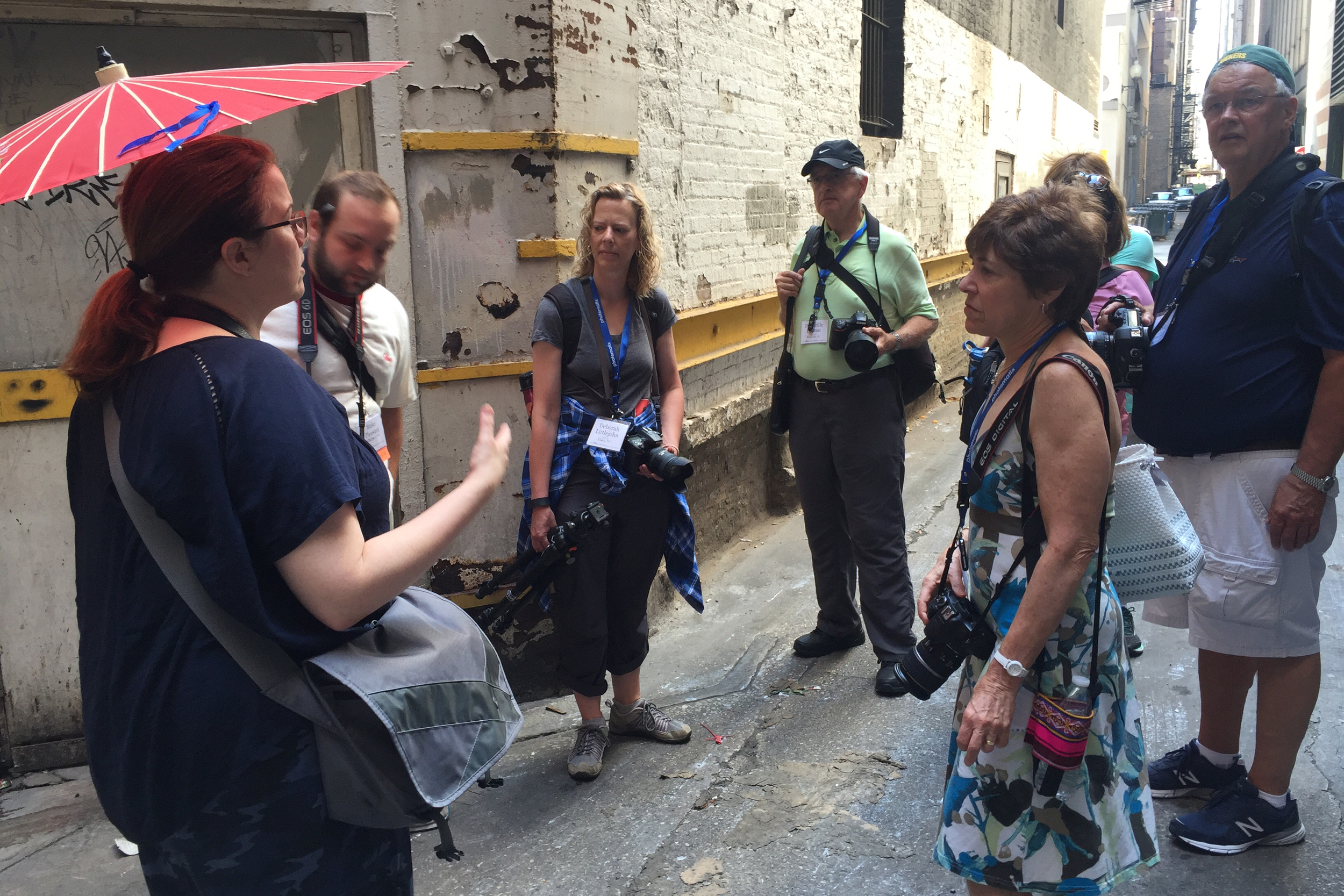 Molly Porter giving some tips on shooting strangers on the street.