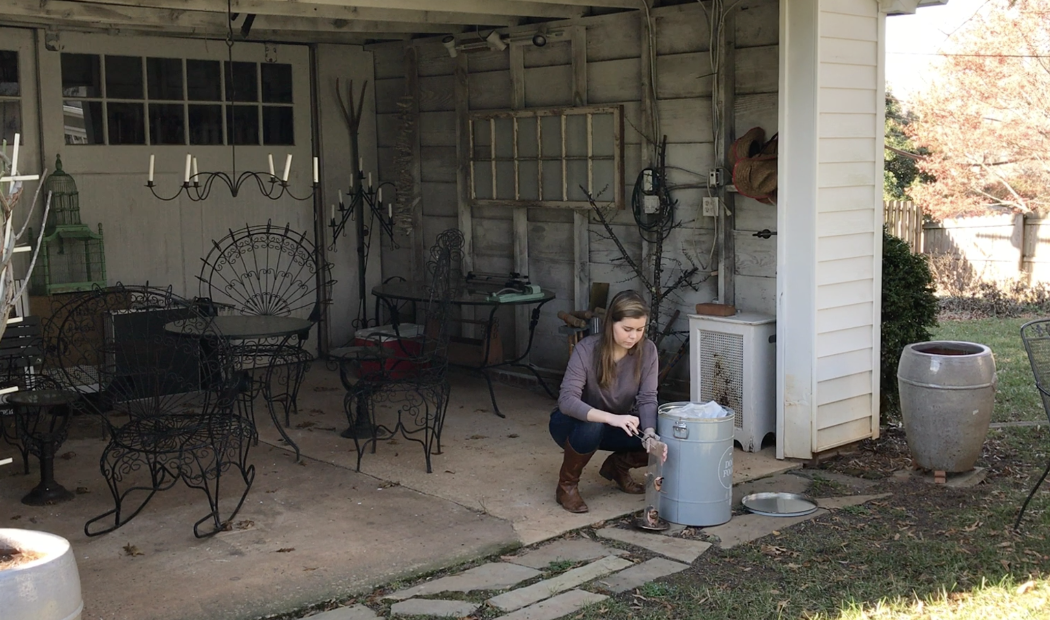 Converted garage will be our camp's home base "classroom."