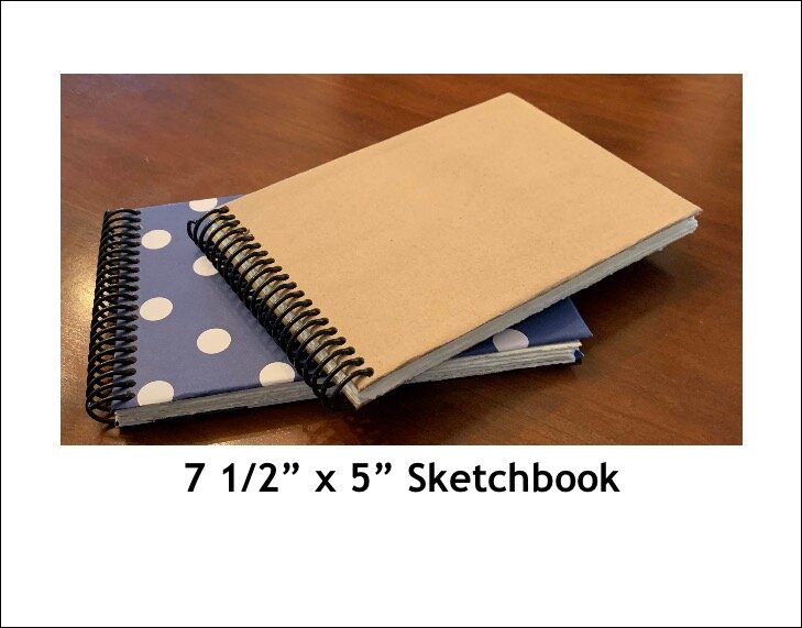 7.5 X 5 32-Page Spiral Bound Sketchbook — Arts Learning Center