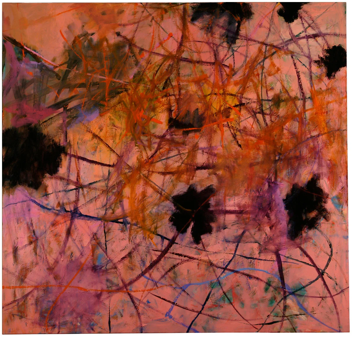 Waiting for Whether 48 × 50 inches 122 × 127 cm Oil on canvas 2005