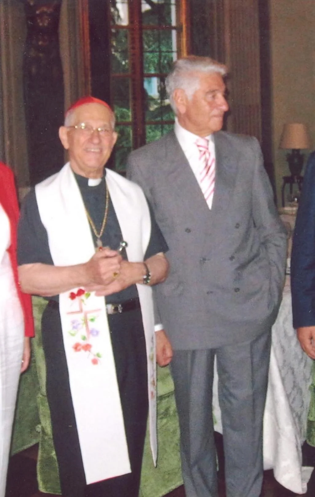 Carlo Maietto con S.E. il Cardinale Sergio Sebastiani