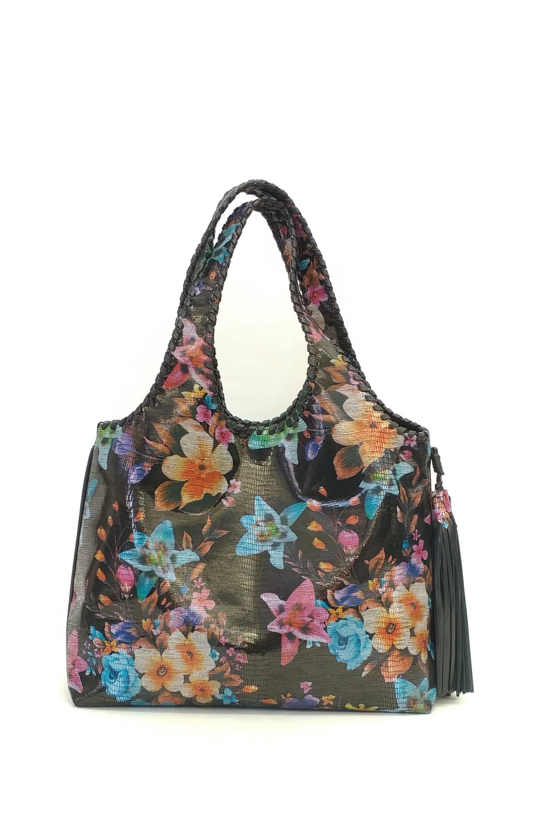 Anthony Luciano custom Stella Hobo Stamped Floral Leather