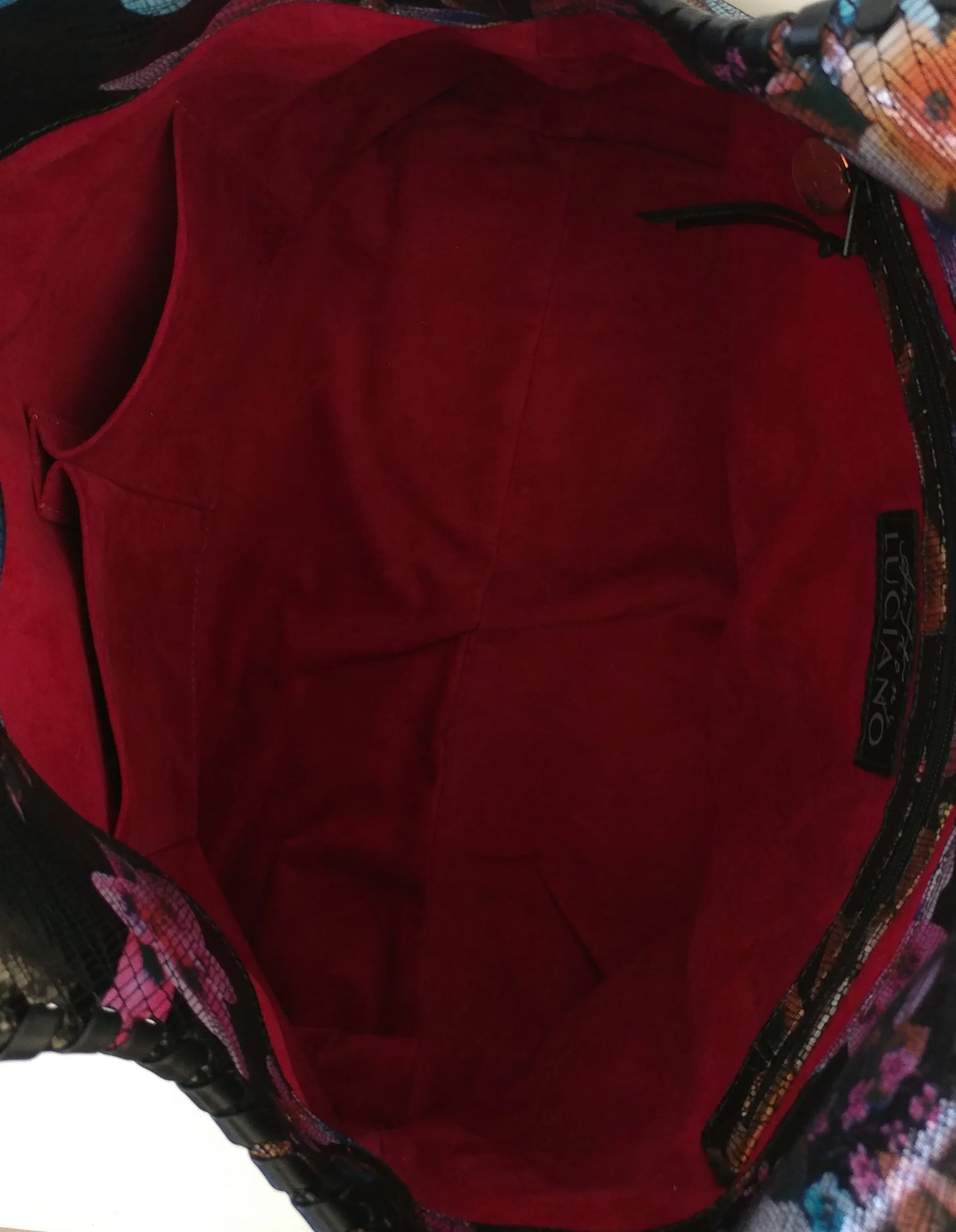 Anthony Luciano custom Stella Hobo (sm) - Stamped Floral Leather