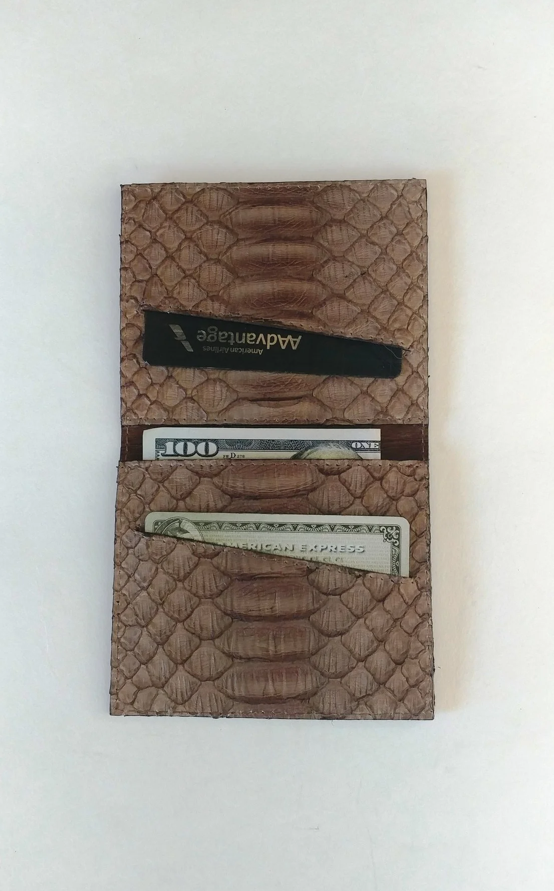 Anthony Luciano custom Walker 2 Fold Wallet - Python