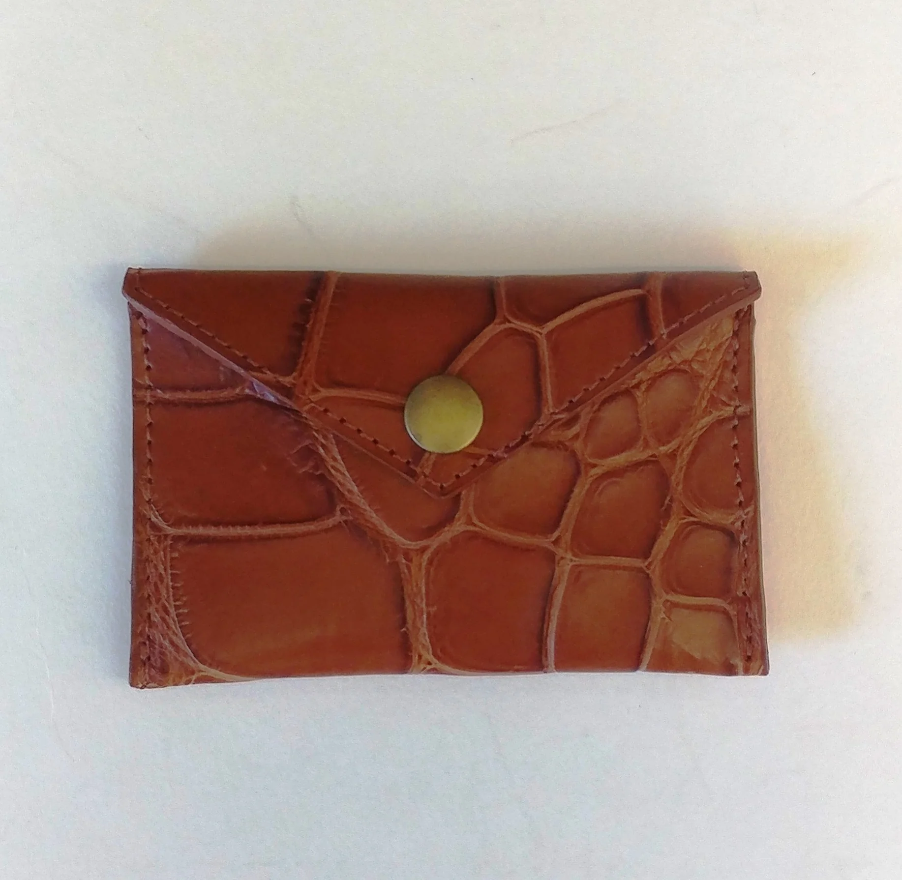 Anthony Luciano custom Smith Snap Card Case - Crocodile
