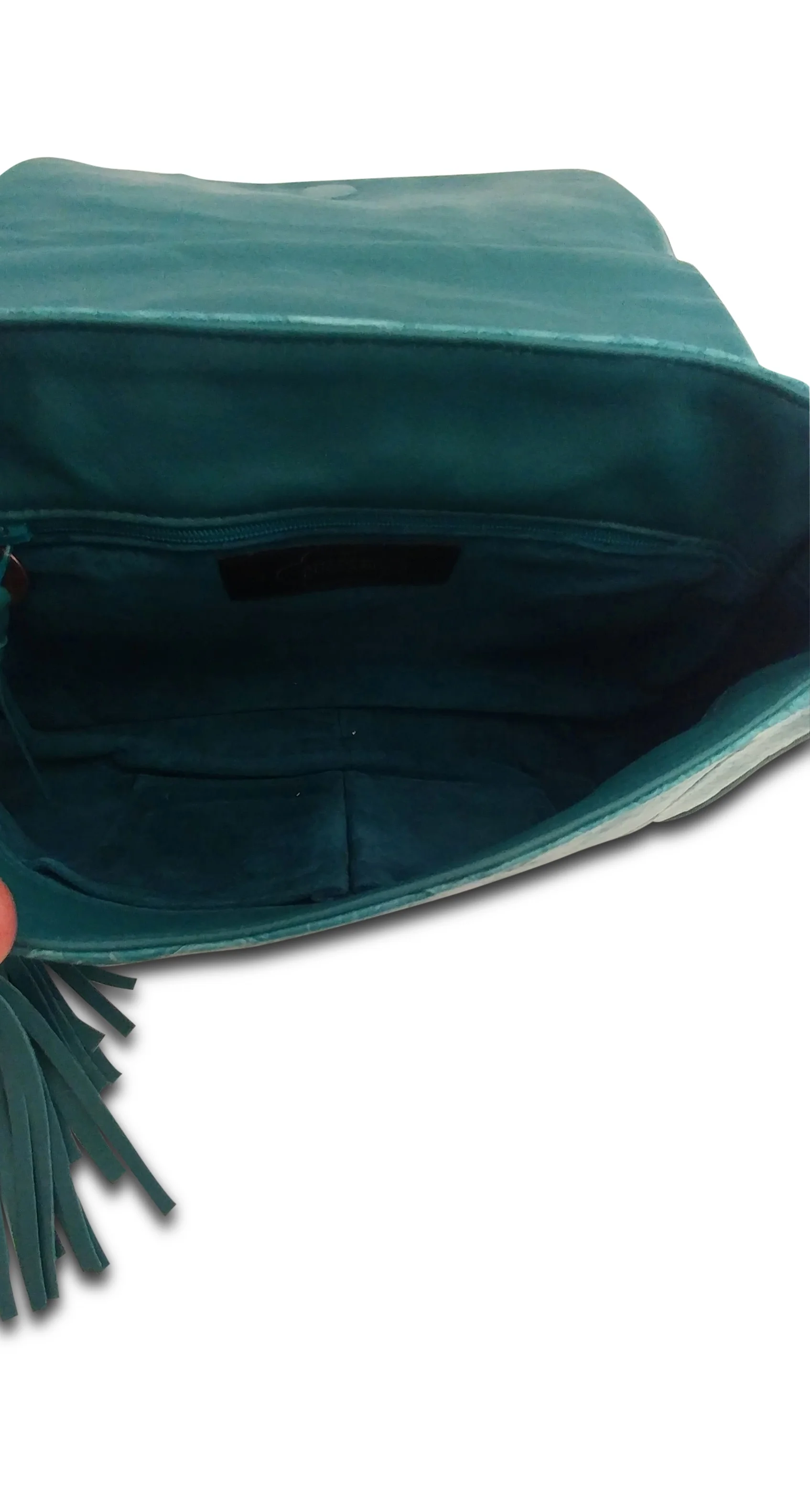Anthony Luciano custom Gabby Shoulder Bag - Glazed Turquoise Python