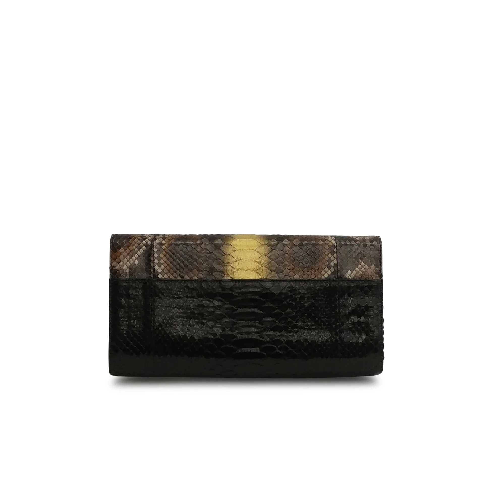 Anthony Luciano custom Kiki Convertible Clutch (sm) - Glazed Black Mix Python