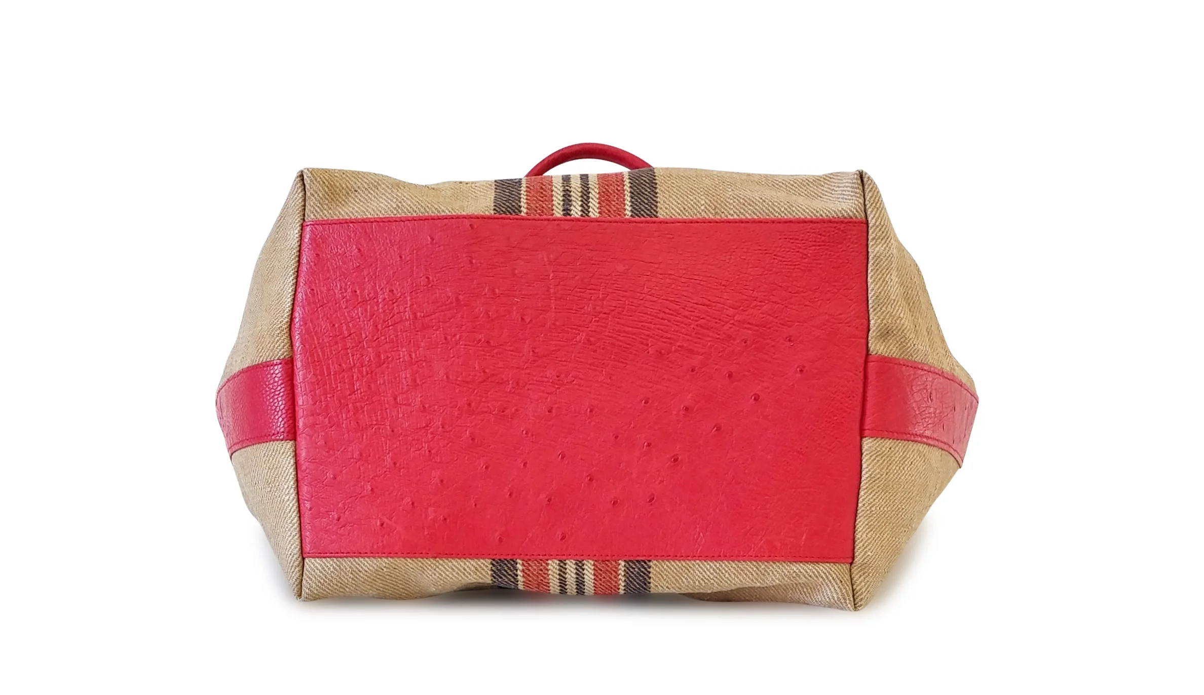 Anthony Luciano custom Broome Tote - Vintage Sack Cloth/Ostrich