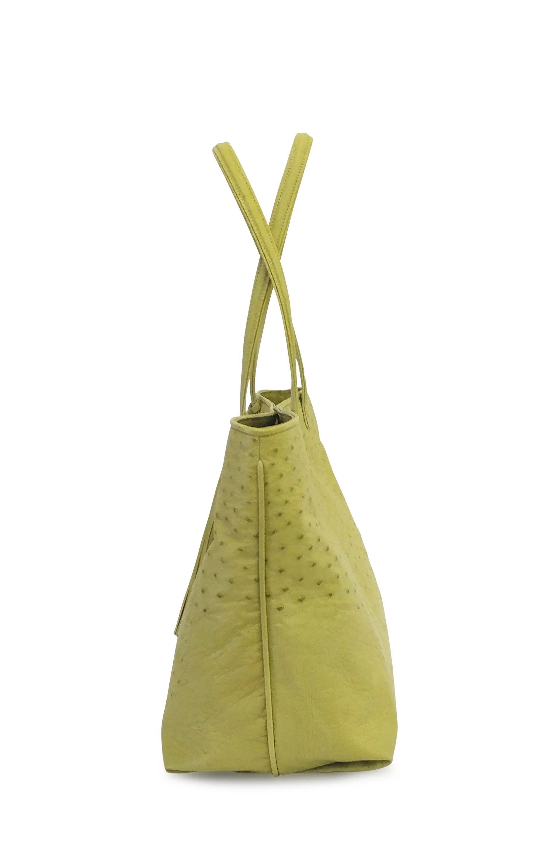 Anthony Luciano custom Olivia Tote - Lime Ostrich
