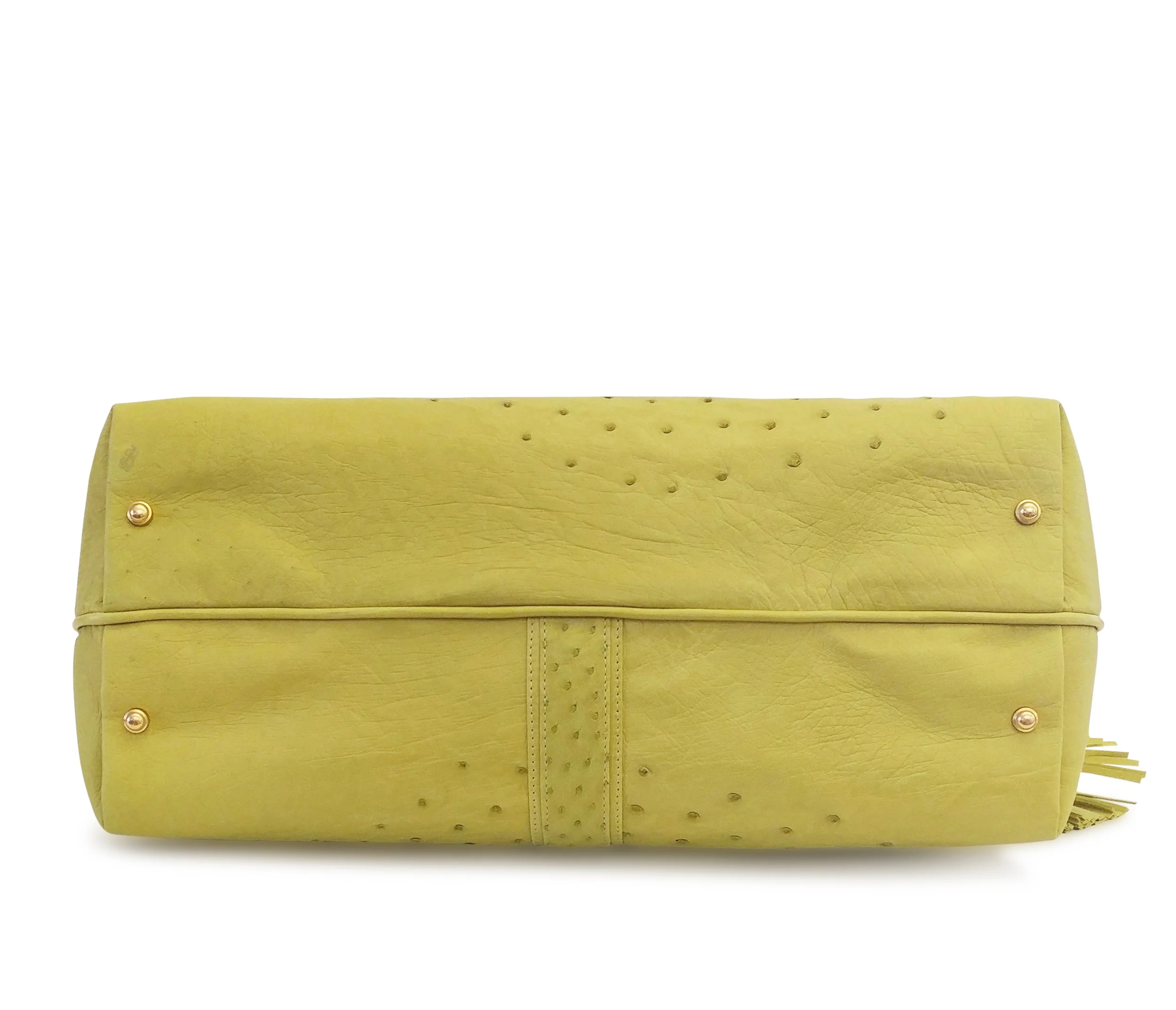 Anthony Luciano Custom Olivia Tote - Lime Ostrich