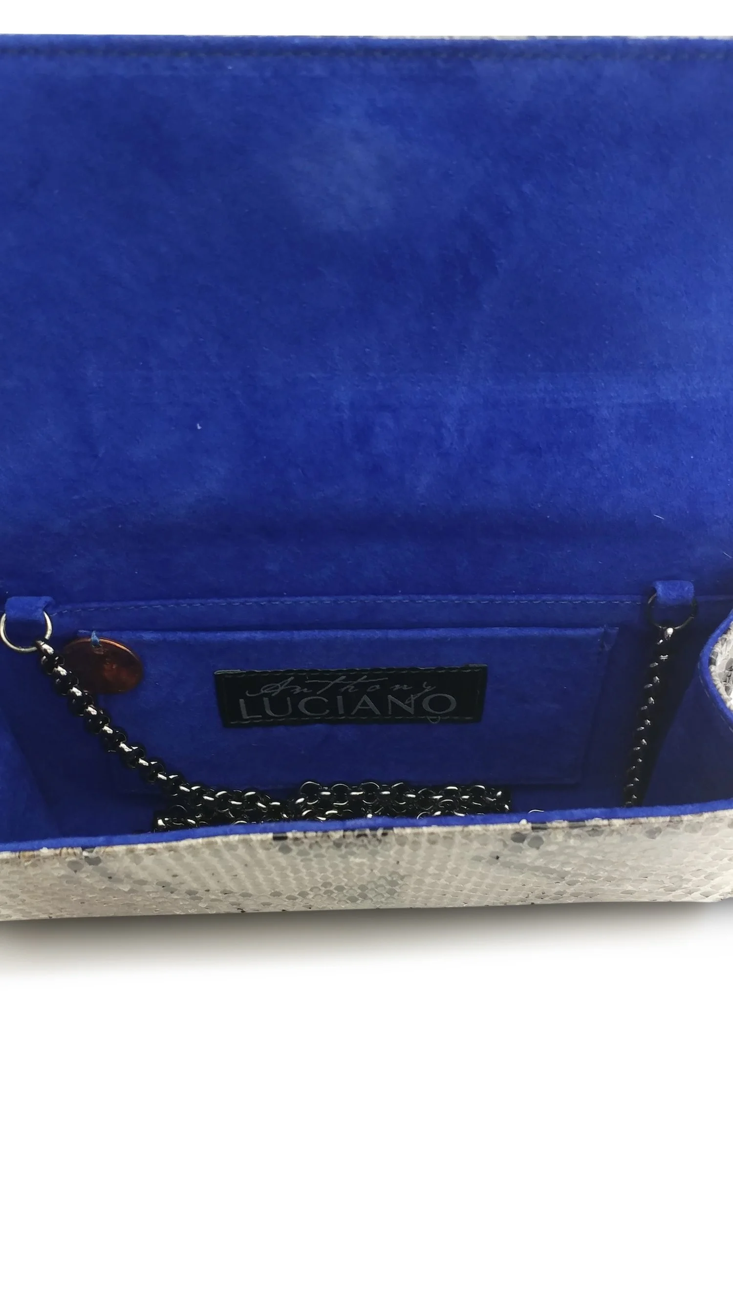 Anthony Luciano custom Lola Crossbody Clutch (sm) - Natural Glazed Python