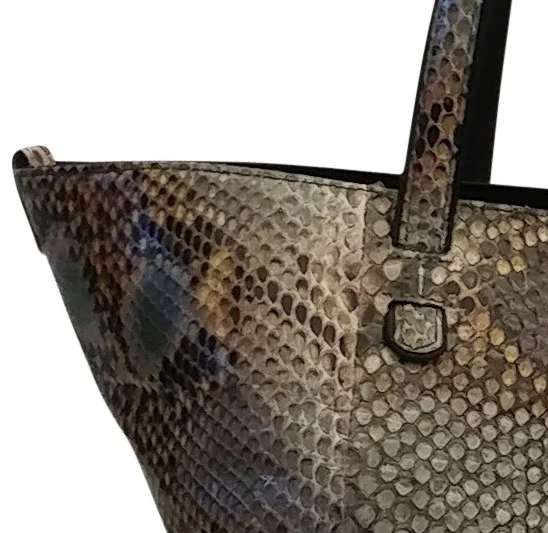 Anthony Luciano custom Chelsea Tote - Mist Multi Python