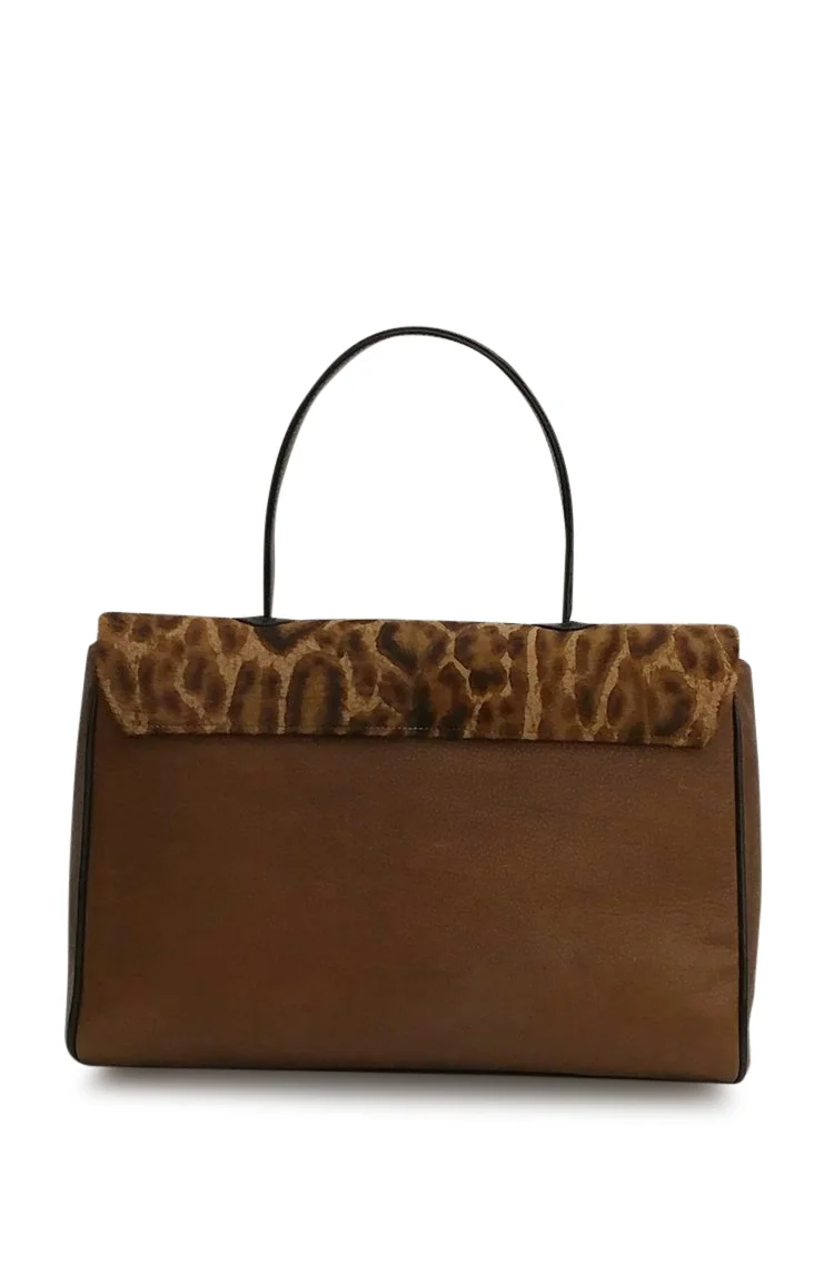 Anthony Luciano custom Kate Satchel - Leopard Printed Haircalf