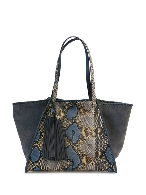 Robinson Shoulder Bag (sm) - Natural Glazed Python — ANTHONY LUCIANO