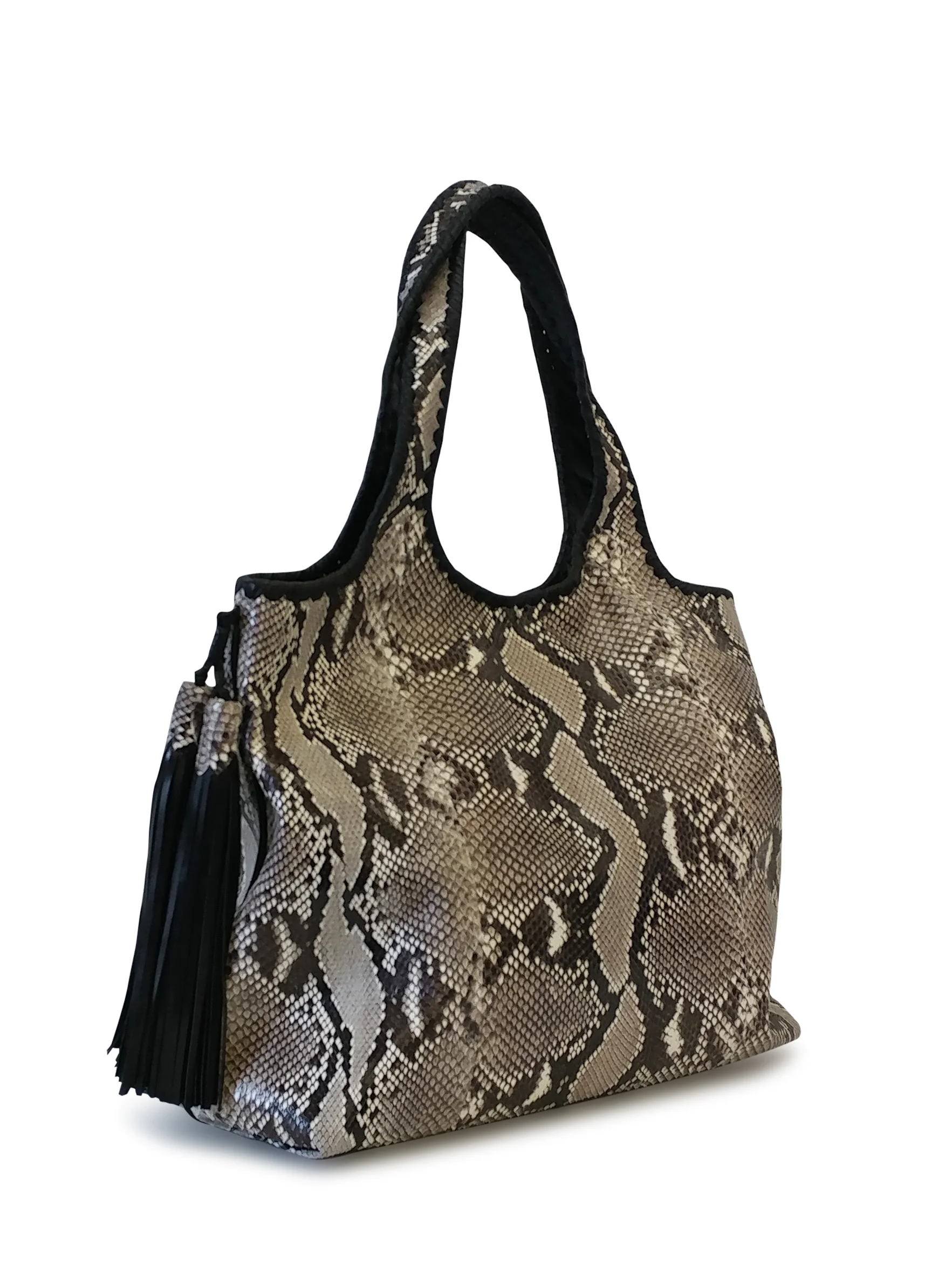 Anthony Luciano custom Stella Hobo - Glazed Natural Python