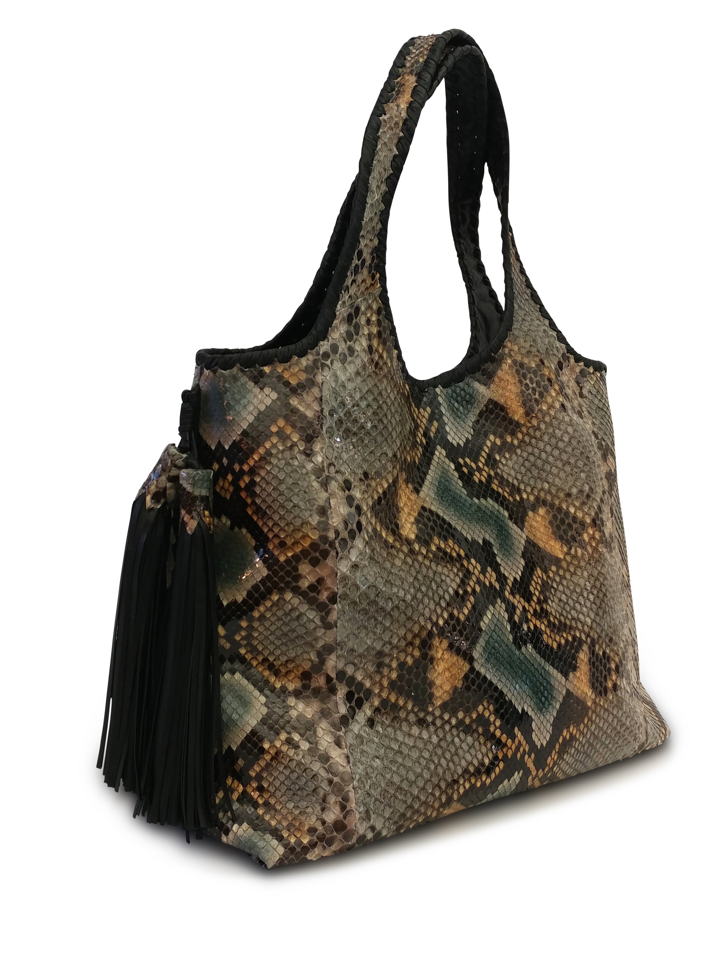 Anthony Luciano custom Stella Hobo - Mist Multi Python