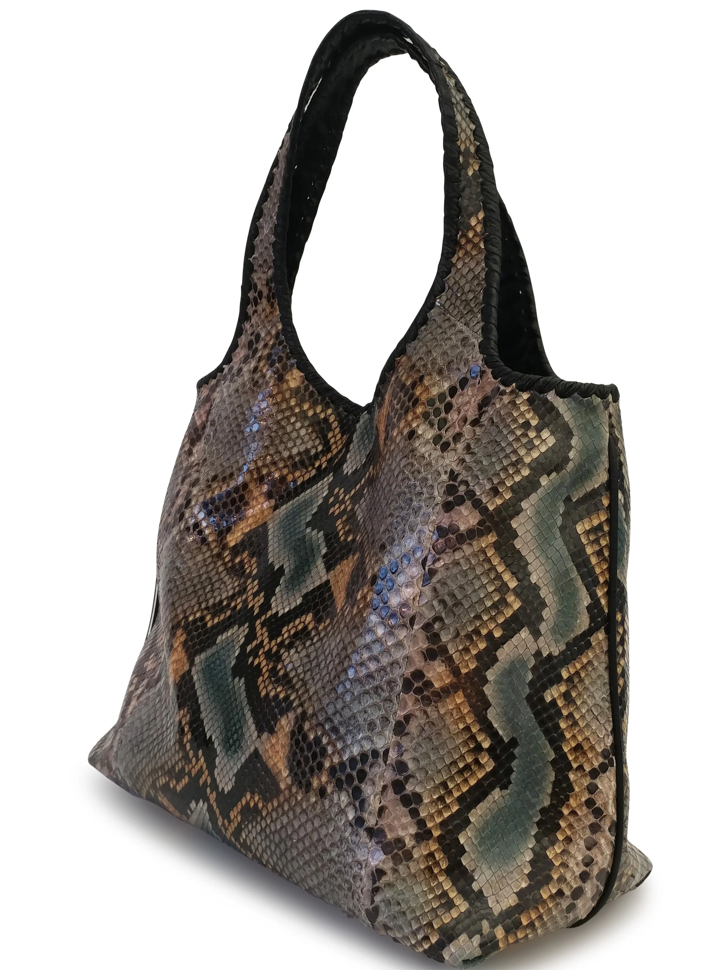 Anthony Luciano custom Stella Hobo - Mist Multi Python