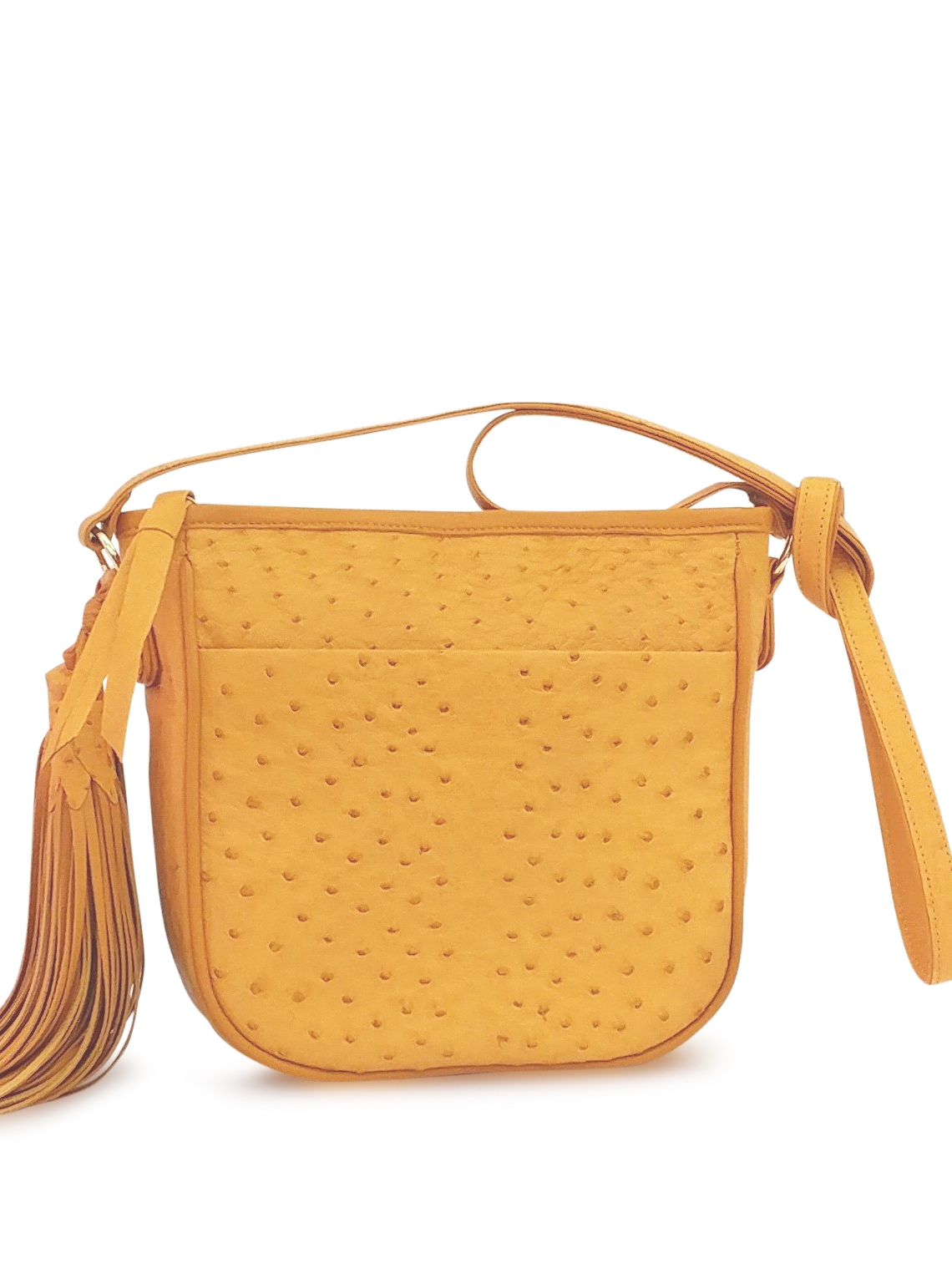 Anthony Luciano custom Jenny Crossbody - Sunflower Ostrich
