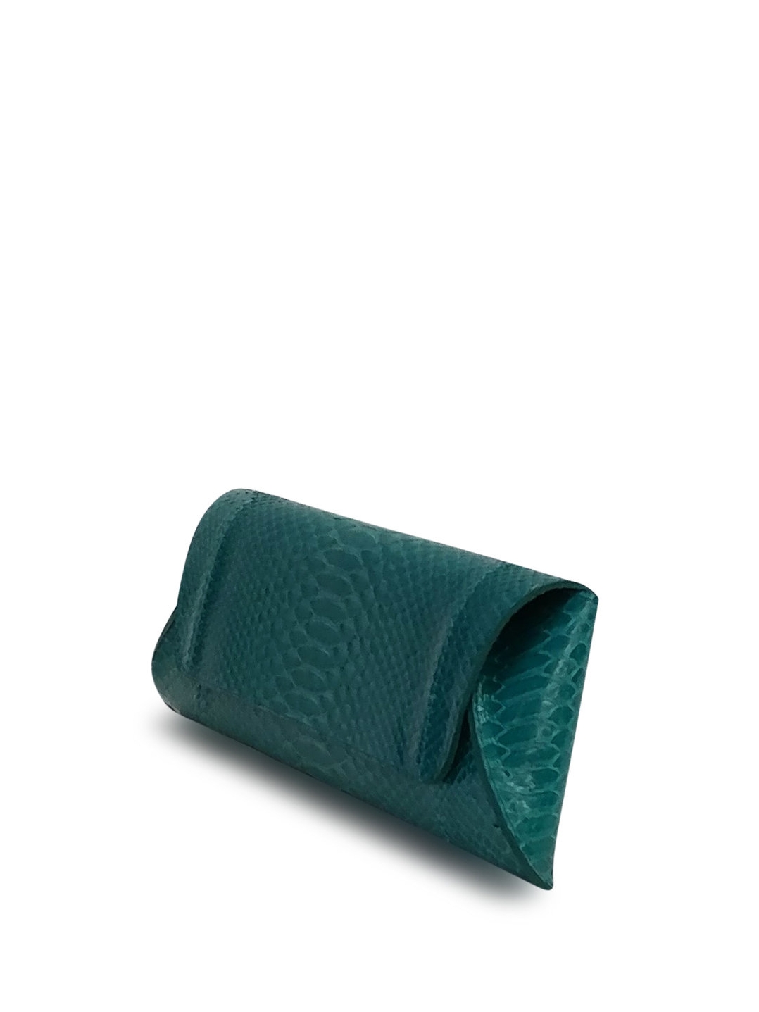 Anthony Luciano custom Origami Clutch - Turquoise Python