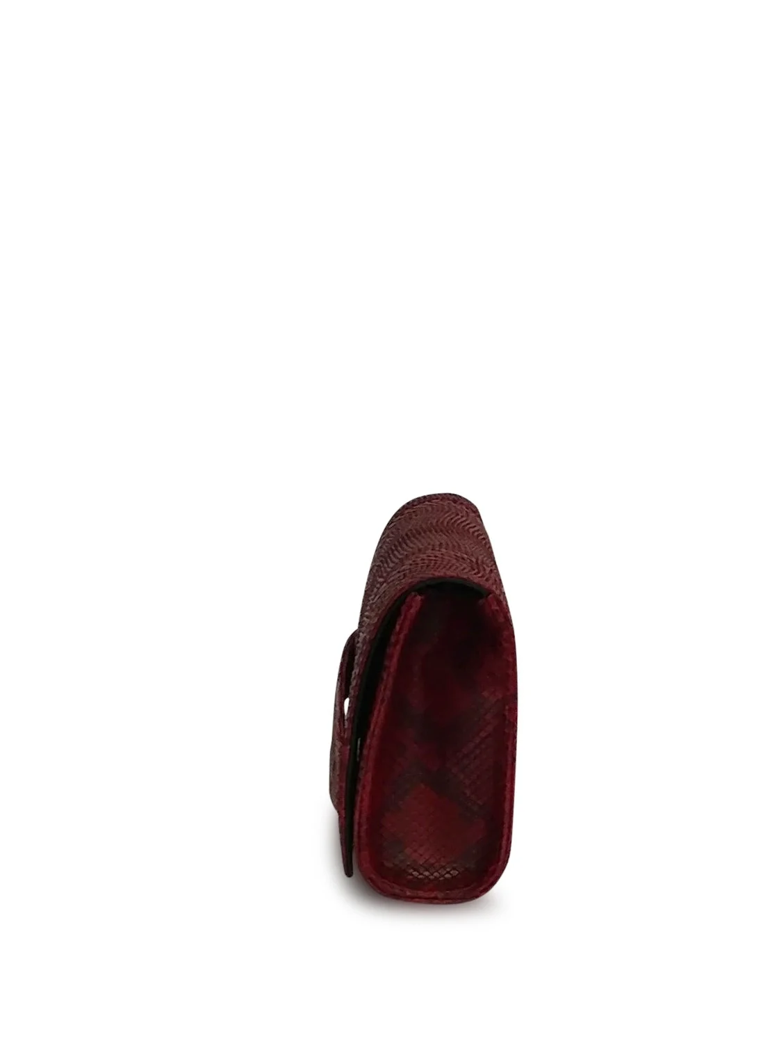 Anthony Luciano custom Kiki Clutch - Red/Black Python