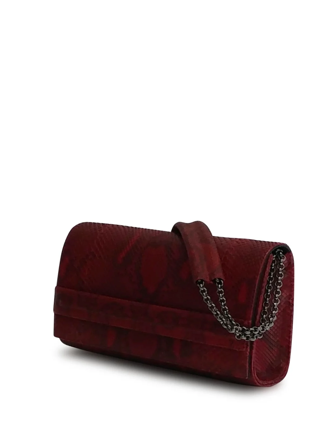 Anthony Luciano custom Kiki Clutch - Red/Black Python